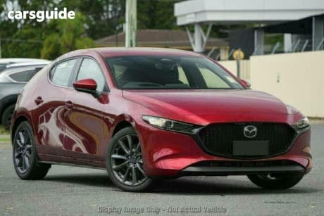Red 2026 Mazda Mazda3 Hatchback G20 Evolve