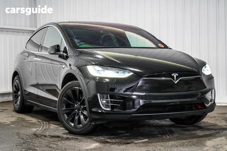 Black 2018 Tesla Model X Wagon 75D (75Xb)
