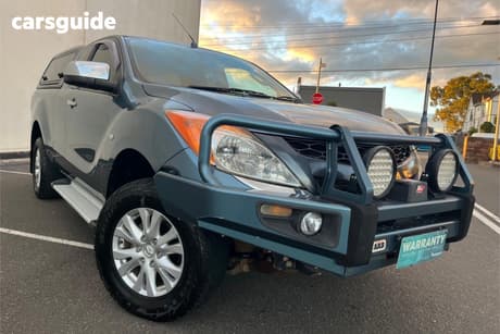 Blue 2014 Mazda BT-50 Freestyle Utility Xtr (4X4)