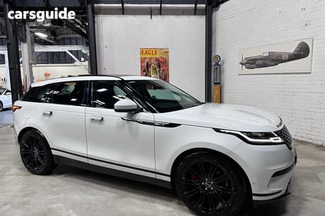 White 2018 Land Rover Range Rover Velar SUV D300 SE 4WD