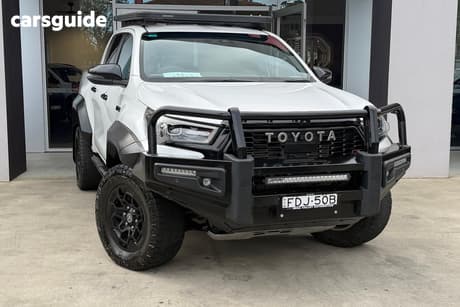 White 2023 Toyota Hilux Double Cab Pick Up Gr-Sport (4X4)