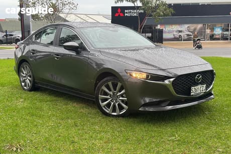 Grey 2024 Mazda 3 Sedan G20 Evolve