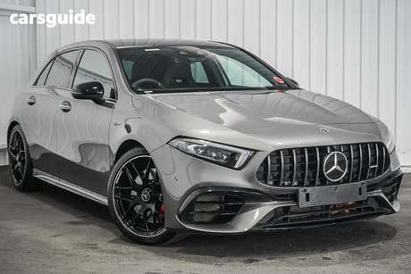 Grey 2022 Mercedes-Benz A45 Hatchback S 4Matic+