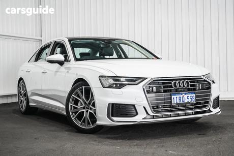 White 2023 Audi A6 Sedan 40 Tfsi S Line Mhev