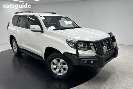 White 2021 Toyota Landcruiser Prado Wagon Gxl