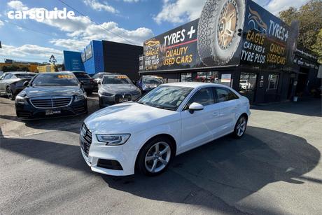White 2017 Audi A3 Sedan 1.4 Tfsi Cod