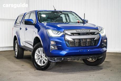 Blue 2022 Isuzu D-MAX Crew Cab Utility Ls-M (4X4)