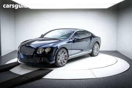 Blue 2013 Bentley Continental Coupe Gt V8