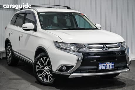 White 2017 Mitsubishi Outlander Wagon Ls 7 Seat (Awd)