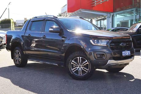 Grey 2021 Ford Ranger Double Cab Pick Up Wildtrak 3.2 (4X4)