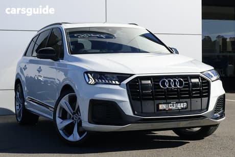 White 2023 Audi Q7 Wagon 55 Tfsi S Line Quattro Mhev