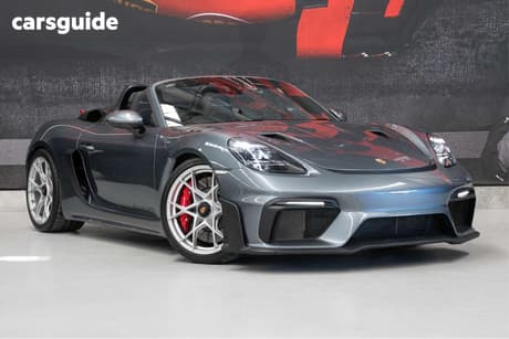 Grey 2024 Porsche 718 Convertible Spyder Rs