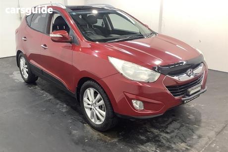 Red 2010 Hyundai IX35 Wagon Highlander (Awd)