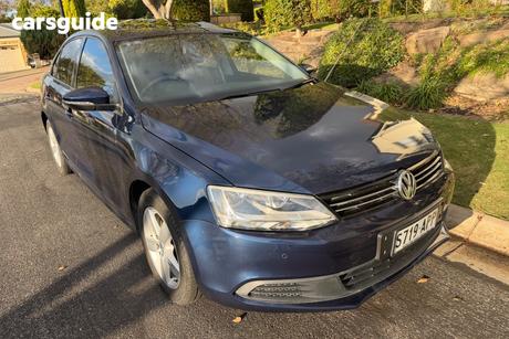 Blue 2012 Volkswagen Jetta Sedan 118 Tsi Comfortline