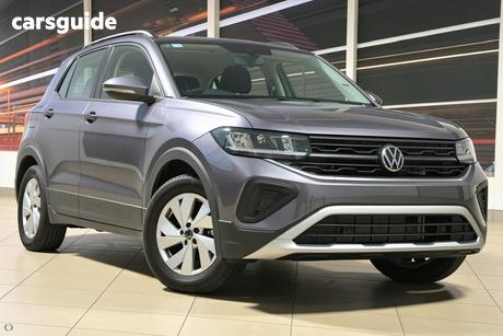 Grey 2024 Volkswagen T-Cross Wagon 85Tfsi Life