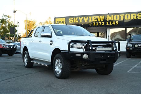 White 2018 Ford Ranger Dual Cab Utility Xlt 3.2 (4X4)