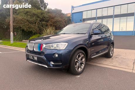 Blue 2017 BMW X3 Wagon Xdrive 20D