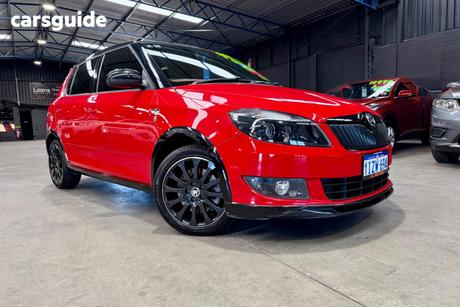 Red 2014 Skoda Fabia Hatchback 77 Tsi Monte Carlo