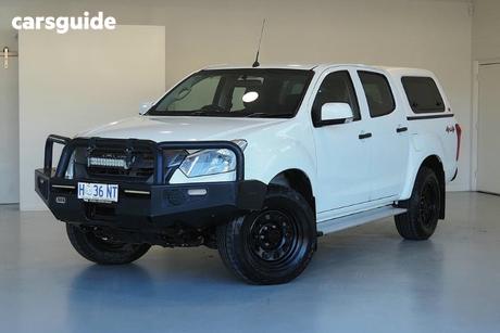 White 2018 Isuzu D-MAX Crew Cab Utility Sx Hi-Ride (4X4)