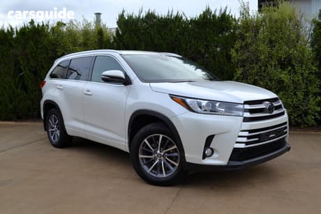 White 2019 Toyota Kluger Wagon Gxl (4X2)