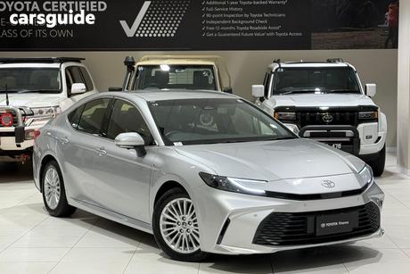 Silver 2025 Toyota Camry Sedan Ascent Hybrid