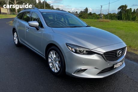 Silver 2017 Mazda 6 Wagon Touring