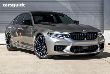 Grey 2020 BMW M5 Sedan Competition