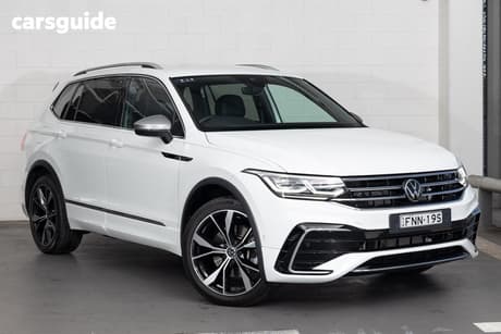 White 2024 Volkswagen Tiguan Wagon Allspace 162Tsi R-Line