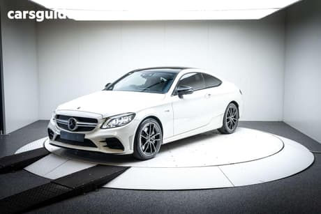 White 2019 Mercedes-Benz C43 Coupe 43