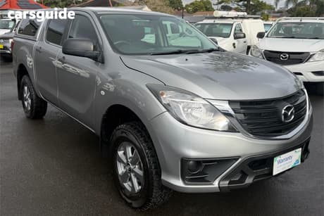 Silver 2019 Mazda BT-50 Dual Cab Utility Xt (4X2) (5Yr)