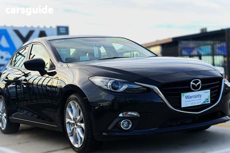 Black 2015 Mazda 3 Sedan Sp25 Gt