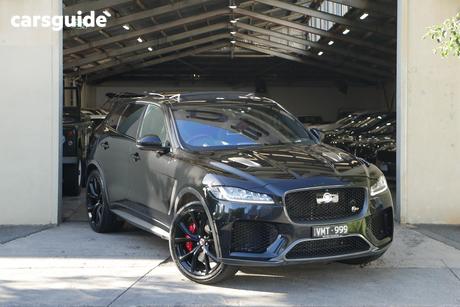 Black 2019 Jaguar F-Pace Wagon Svr (Awd) (405Kw)