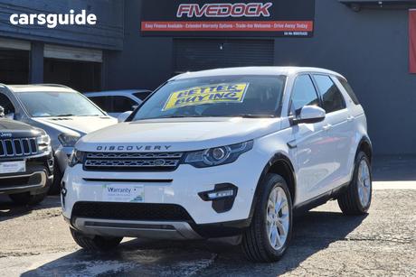 White 2017 Land Rover Discovery Sport Wagon Td4 150 Hse 5 Seat