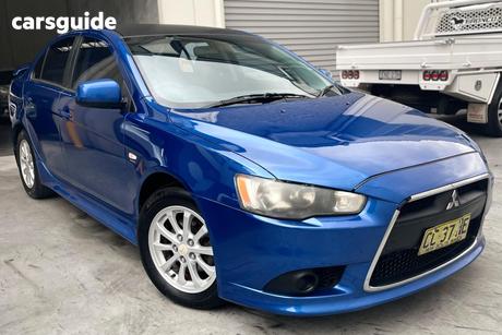 Blue 2012 Mitsubishi Lancer Sedan Es