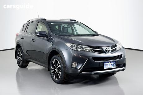 Grey 2015 Toyota RAV4 SUV CRUISER