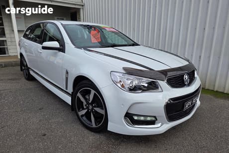 White 2017 Holden Commodore Sportswagon Sv6