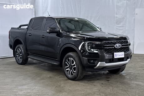 Black 2022 Ford Ranger Double Cab Pick Up Sport 3.0 (4X4)