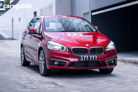 Red 2016 BMW 220I Wagon Active Tourer Sport Line