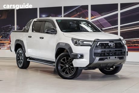 White 2021 Toyota Hilux Double Cab Pick Up Rogue (4X4)