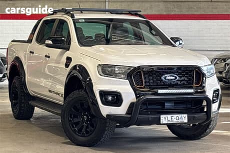 White 2021 Ford Ranger Double Cab Pick Up Wildtrak 2.0 (4X4)