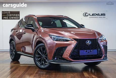 Bronze 2025 Lexus NX350H Wagon F Sport Hybrid 2Wd