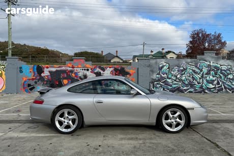 Silver 2003 Porsche 911 Coupe Carrera