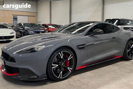 Grey 2017 Aston Martin Vanquish Coupe