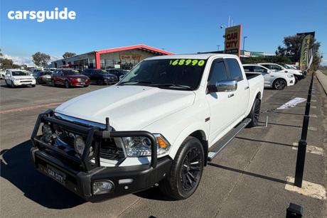 White 2020 RAM 1500 Crew Cab Utility Laramie (4X4) Fd3.2