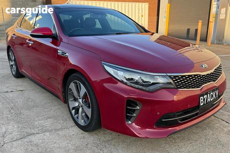 Red 2017 Kia Optima Sedan Gt Nav (Red Leather)