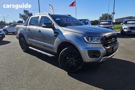 Silver 2021 Ford Ranger Double Cab Pick Up Wildtrak 2.0 (4X4)