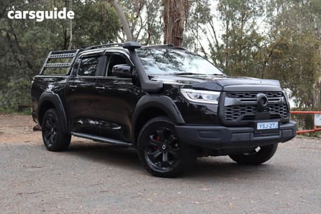 Black 2023 GWM UTE Dual Cab Utility Cannon-Xsr (4X4)