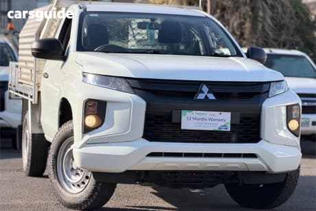 White 2021 Mitsubishi Triton Cab Chassis Glx (4X2)