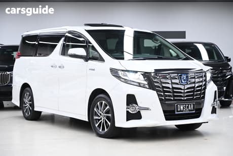 White 2016 Toyota Alphard Wagon Sr (Hybrid)