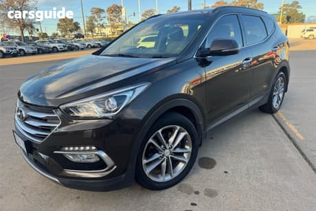 Brown 2016 Hyundai Santa FE Wagon Highlander Crdi (4X4)